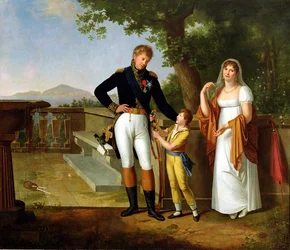 Generaal Rossetti (1776-1840) Commandant van Napels en zijn Familie, c.1813